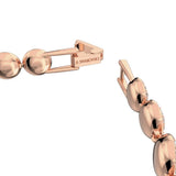 SWAROVSK Una Angelic Bracelet, Clear circle-cut with Matching Crystal Pavé on a Rose-Gold Tone Finish Setting, Part of the Una Angelic Collection