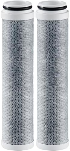 Cobbe 2 Pack Replacement Filters for Handheld Shower Head - 99% Chlorine Filtration - 2.0 Carbon Shower Filter - Reduces Dry Itchy Skin