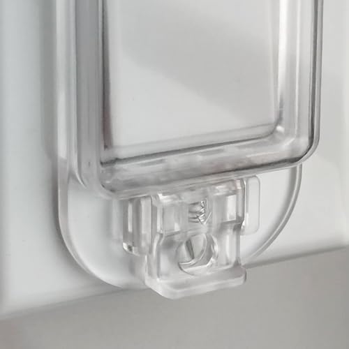 4 Light Switch Guard Cover, Baby Proof Wall Switch Cover Guard for Rocker Light Switch Protects Your Lights or Circuits from Being Accidentally Turned On or Off