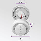 Kidde Hardwired Kidde App Enabled Smart Smoke and Carbon Monoxide Detector, AA Battery Backup, Voice Alerts, Interconnected Alarm