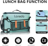 Deep Freeze Cooler Soft Sided Cooler Bag, 34 Can Collapsible Insulated Ice Chest, Large Leakproof Camping & Travel Cooler for Kayaking & Beach