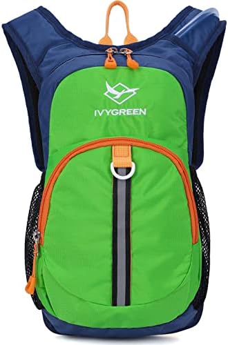Kids Hydration Backpack, Hiking Backpack for Boys or Girls with 1.5L Water Bladder