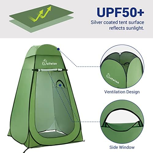 WolfWise Pop Up Privacy Shower Tent