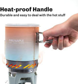 Fire-Maple "Fixed Star 1" Personal Cooking System | Pot/Jet Burner Stove System with Electric Ignition | Ideal for Hiking, Camping, Backpacking, Fishing, Hunting Trips and Emergency Use Multi