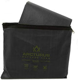 Arcturus Heavy Duty Survival Blanket – Insulated Thermal Reflective Tarp - 60" x 82". All-Weather, Reusable Emergency Blanket for Car or Camping (Black)