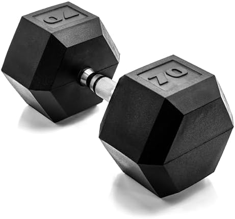 CAP Barbell Coated Hex Dumbbell Weight | Multiple Options