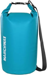 MARCHWAY Floating Waterproof Dry Bag Backpack 5L/10L/20L/30L/40L, Roll Top Sack Keeps Gear Dry for Kayaking, Rafting, Boating, Swimming, Camping, Hiking, Beach, Fishing