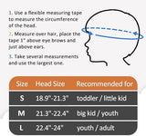 Kids Bike Helmet, Adjustable and Multi-Sport, from Toddler to Youth, 3 Sizes