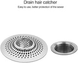 LEKEYE Shower Drain Hair Catcher | Bathtub Stopper/Strainer Stainless Steel Drain Protector