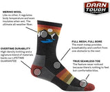 Darn Tough Vermont Sunset Ridge Crew Lightweight with Cushion Sock