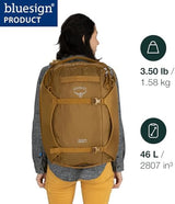 Osprey Sojourn Porter 46L Travel Backpack, Koseret Green