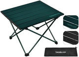 TREKOLOGY TALU Portable Folding Beach Table - Lightweight Travel Camp Table | Small Camping Table for Outdoor Adventures | Foldable, Compact, and Sturdy - Perfect for Camping, Picnic, Beach Trips