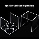 8 Pack Baseball Display Case, UV Protected Acrylic Boxes for Display,Clear Display Case Baseball Cube Memorabilia Showcase Autograph Ball Protector