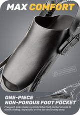 CAPAS Snorkel Fins, Swim Fins Travel Size Short Adjustable for Snorkeling Diving Adult Men Women Kids Open Heel Swimming Flippers