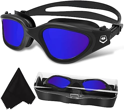 WIN.MAX Polarized Swimming Goggles Swim Pool Goggles Anti Fog Anti UV No Leakage Clear Vision for Men Women Adults Teenagers