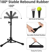 Kids Baseball Tee, 20.87 to 31.29 Inches Batting Tees for Baseball with Carry Bag, Portable Stable Baseball Tees for Hitting, Tripod Tanner Tee for Baseball Practice Stand Aged 3-8 Years