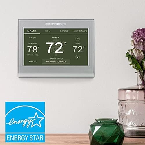 Honeywell Home RENEWRTH9585WF Wi-Fi Smart Color Thermostat (Renewed)