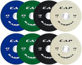 CAP Barbell 2-Inch Olympic Bumper Plate Weight Set | 100-370 lbs | Multiple Options