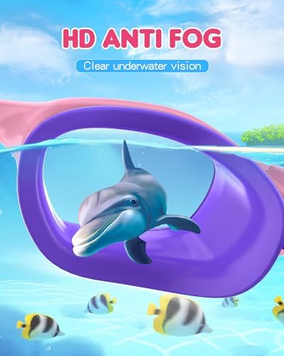 Kids Swim Goggles,Swimming Goggles for Kids 6-14, Anti-Fog UV Protection Pool Glasses for Boys Girls