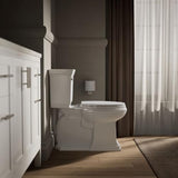 Kohler K-20110-0 Brevia Elongated Toilet Seat with Grip-Tight Bumpers, Quiet-Close Seat, Quick-Attach Hardware, White