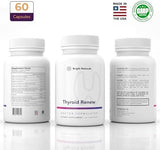 Thyroid Renew Supplement - Women’s Thyroid Support for Focus and Energy with Zinc Selenium Copper and Thyroid Superfoods - Made in The USA, 60 Capsules