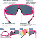 DUCO Kids Sunglasses Youth Baseball Sun Glasses Lightweight TR90 Frame UV400 Sports Cycling Shades for Boys Girls DK268