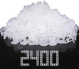 DGSL Tile Leveling System Clips - DIY 2400 Tiles Leveler Spacers - 1/8 Inch Tile Leveling System for Professional Ceramic Tile and Stone Installation