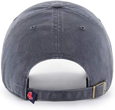 47 Brand MLB Vintage Navy Primary Logo Clean Up Adjustable Baseball Cap Hat, Adult One Size Fits All