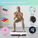 Vibration Plate Exercise Machine for Lymphatic Drainage Weight Loss,SoftGym Power Vibration Plate 300-400 Lbs Capacity Full Whole Body Workout Vibration Platform,Waver Vibration Plate for Home Fitness