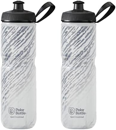 Polar Bottle Sport Insulated by HydraPak (20oz & 24oz) – Leak Proof Water Bottles Keep Water Cooler 2x Longer than a Regular Reusable Water Bottle