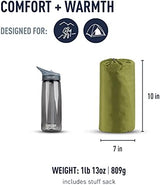 Sea to Summit Camp Self-Inflating Foam Sleeping Mat for Camping and Backpacking, Tapered - Regular (72 x 20 x 1.5 inches)