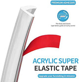 Art3d 20ft Outside Vinyl Corner Trim Peel and Stick for Tile and Wall Edges, Furniture Decoration Stainless Steel