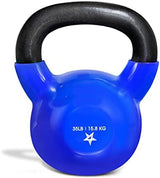 Yes4All 5-65lbs Kettlebells Vinyl Coated Cast Iron for Dumbbell Weights Exercises, Gym, Fitness, Full Body Workout Equipment Push up, Grip and Strength Training