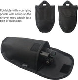 iunio Camping Shovel,Shovel Folding, Portable, Multitool, Foldable Entrenching Tool, Collapsible Spade, for Backpacking, Trenching, Hiking, Survival, Car Emergency