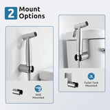 Hot and Cold Bidet Sprayer for Toilet, BRITULIF Bidet Attachment for Warm Water, Bidet with Warm Water Muslim Shower, Ideal for Feminine Hygiene, Pet Cleaning, Cloth Diapers, and Elderly Care