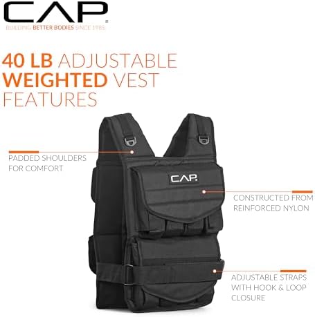 CAP Barbell Adjustable Weighted Vest | Various Sizes