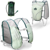 Lightweight Running Vest Hydration Backpack, Hydration Vest with 2L Water Bladders - Adjustable Chest Straps and Reflective Water Backpack Fit for Men Women Hiking Cycling Camping Festival Marathon