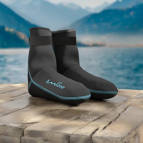 OMGear Water Socks Neoprene Socks Beach Booties 3mm 5mm Anti-Slip Wetsuit Footwear Fin Swim Sand Proof Socks