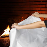 Fire Blankets Emergency for Home - 4 Pack 40"x40" Fire Blanket for Home and Kitchen, Fire Retardant Blankets, Fiberglass Fire Blanket, Fire Extinguisher for Home, Fireproof Blanket for Camping