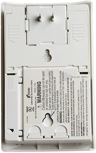 Kidde Carbon Monoxide Detector, Plug In Wall with 9-Volt Battery Backup, Digital LED Display - 6 Pack