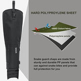 QOGIR Snake Guard Protection Chaps: Snake Bite Protection for Ankle to Thigh Snake Chaps, Waterproof Snake Gaiters