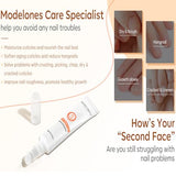 modelones Cuticle Cream, Ultra-Hydrating Nail Care for Damaged Nails Organic Jojoba Oil Vitamin E, Cuticle Non-greasy Dry Cracked Cuticles 15ML
