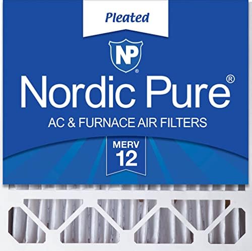 Nordic Pure 20x20x5 (19_5/8 x 19_7/8 x 4_3/8) Honeywell/Lennox Replacement MERV 12 Air Filter 1 Pack
