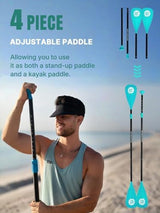 Niphean Inflatable Stand Up Paddle Board with SUP Accessories, Anti-Slip EVA Deck, 10’6’’ Inflatable Paddle Boards for Adults & Youth of All Skill Levels