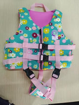 Pottwal Swim Vest for Kids - Swim Jacket for 1-2 Years (24-33LBS) - Buoyancy Aid Made of Neoprene & EPE - with Adjustable Crotch Strap