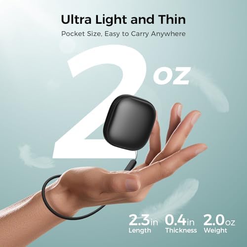 Pocket Size Hand Warmers Rechargeable 2 Pack, AI Smart Chips 3 Levels Heating Ultrathin Electric Handwarmers with 4000mAh, Portable Electric Hand Warmer, Hunting Camping Hiking Men Womens Gifts