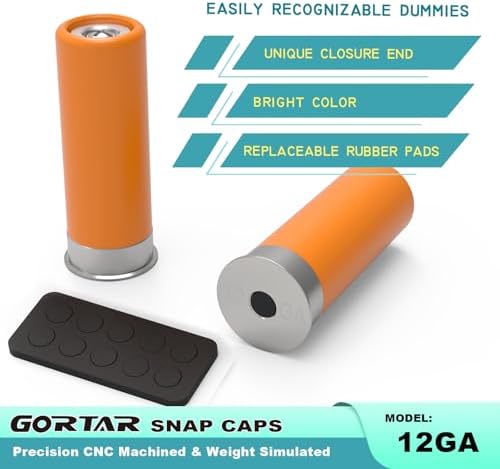 Snap Caps Training Dummy Rounds Practice Safe Loading Firing Close to Real Weight
