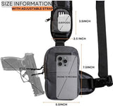 Mini Sling Bag for Men-Crossbody Bag with Shoulder Straps for Women-Multipurpose Keyholder Travel Backpack for Hiking