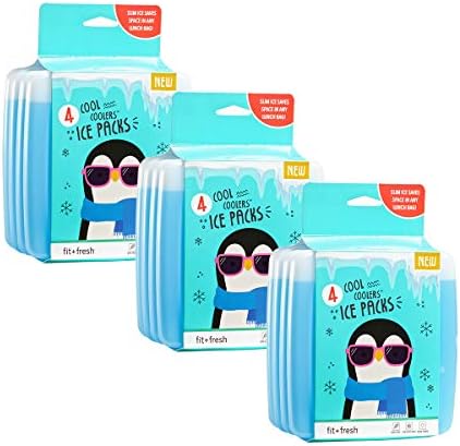 Cool Coolers by Fit & Fresh Slim Ice Packs