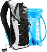 Water Buffalo Hydration Backpack - Lightweight Hydration Pack with 2L Water Bladder - Water Backpack for Hiking, Running, Biking, and Raves - Road Runner 12L Hydropack Backpack